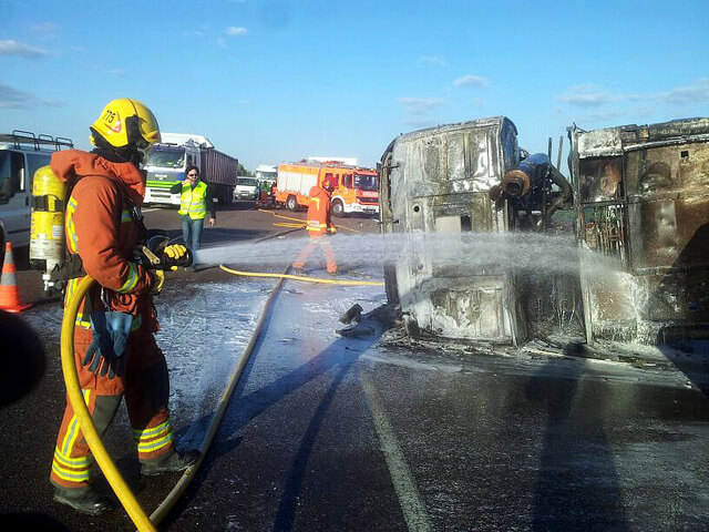 El Seguro de Camiones recibe más de un millar de partes al año por robo o incendio